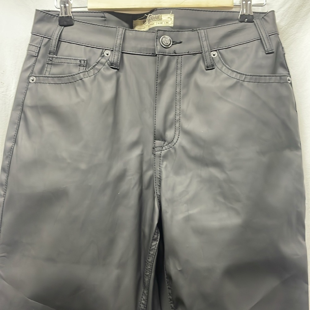 Rock & Roll Denim Black Pleather High Rise Bootcut for Women NWT - Picture 7 of 13